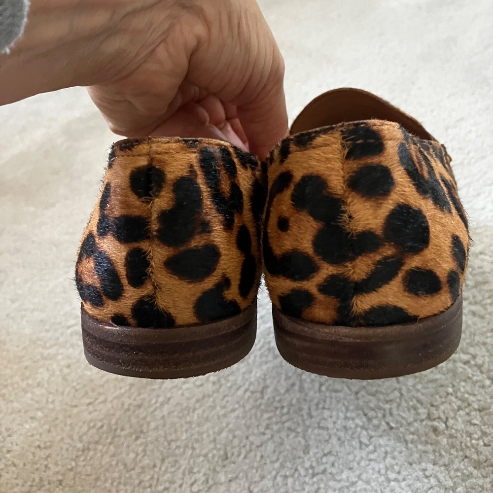 Madewell Loafer 7.5 , real calf hair leopard print - Picture 4 of 5